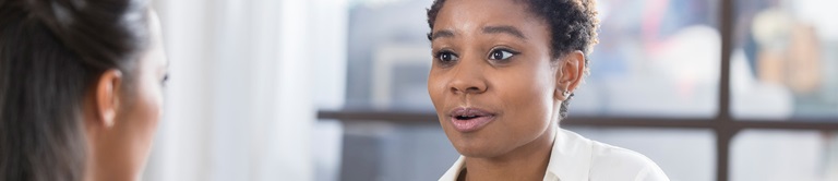 Women talking