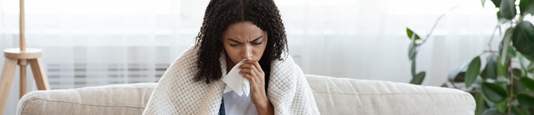 Sick woman