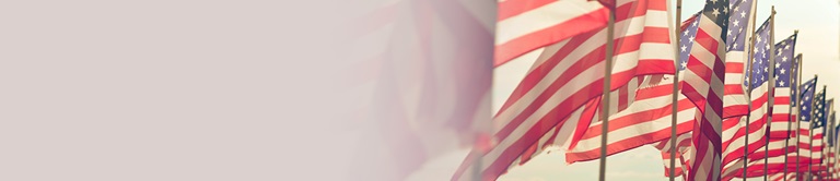 American flags