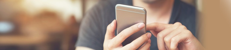 using a touch screen phone