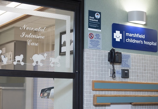 Neonatal intensive care entrance