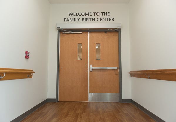 entrance to family birthing center