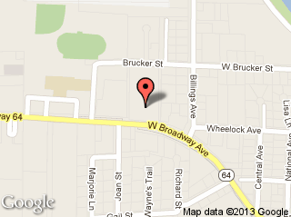 Map of Medford, WI highlighting Marshfield Clinic Medford Dental Center