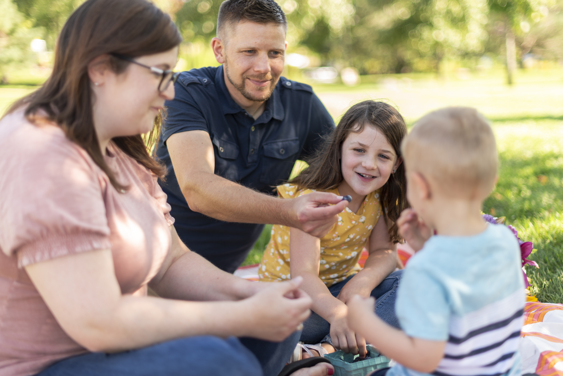 family on picnic