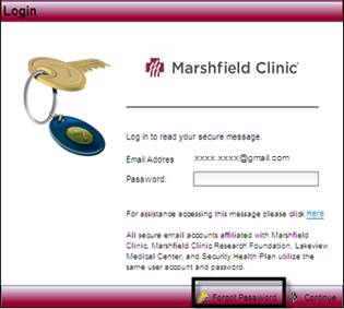 Forgot Password Screenshot 1