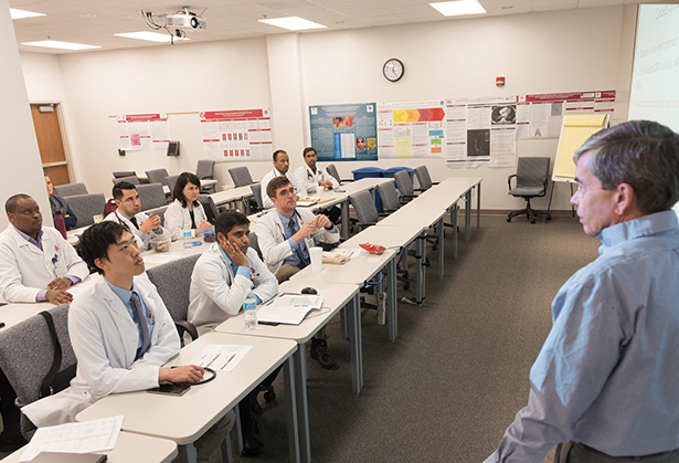 Marshfield Clinic Internal Medicine Residency students participating in core curriculum lectures