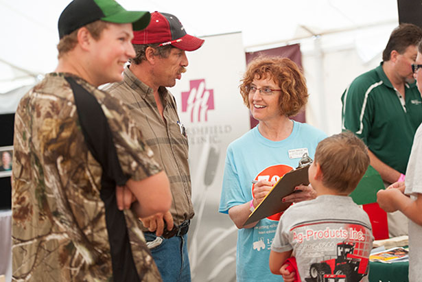 WARM students at Farm Tech Days