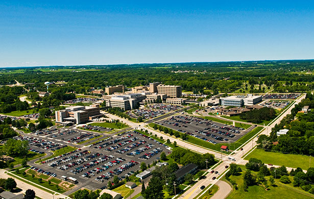 Marshfield Clinic aerial photo