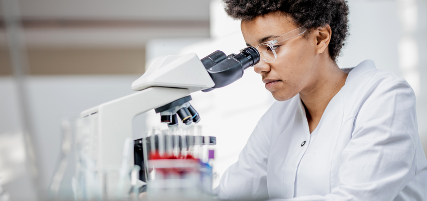 students in lab