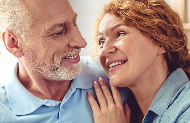 smiling couple