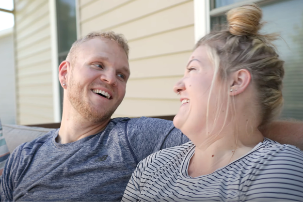 smiling couple