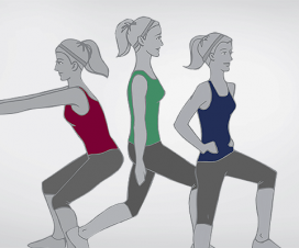 Exercise illustration for bone health