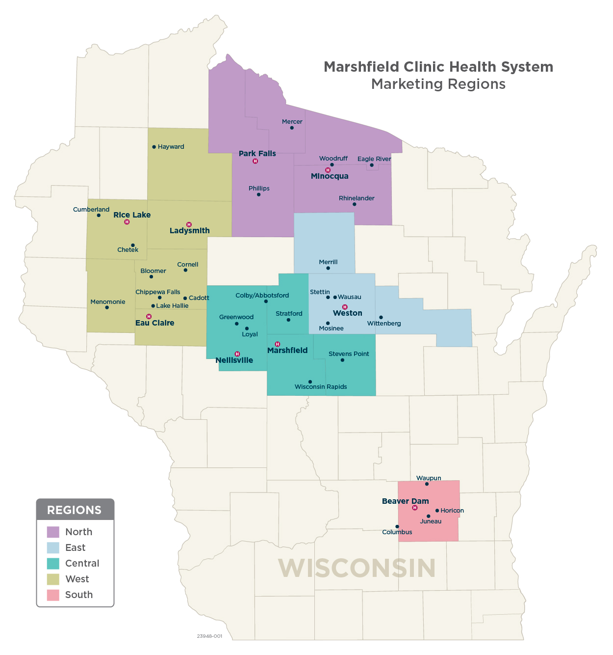 MCHS marketing regions