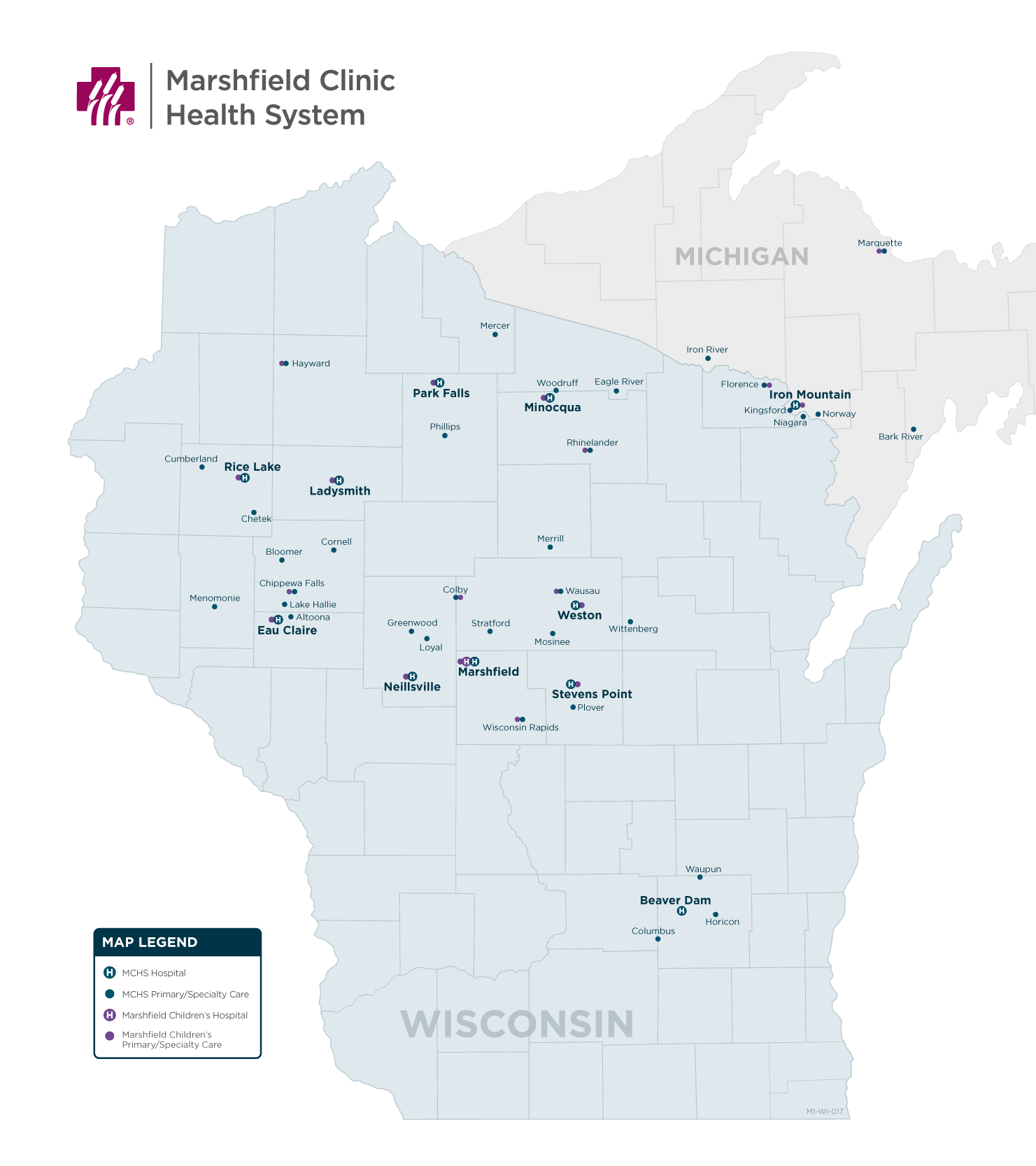 health system state map