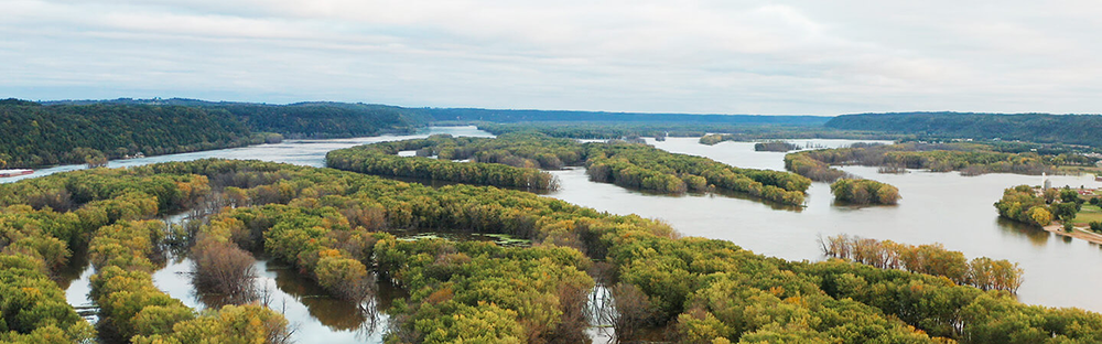 Winding river
