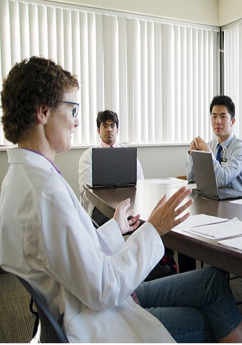 professionals in a conference room