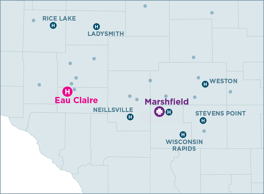 Eau Claire map