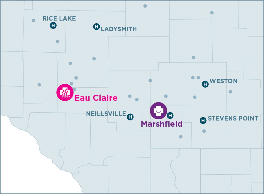 Eau Claire map