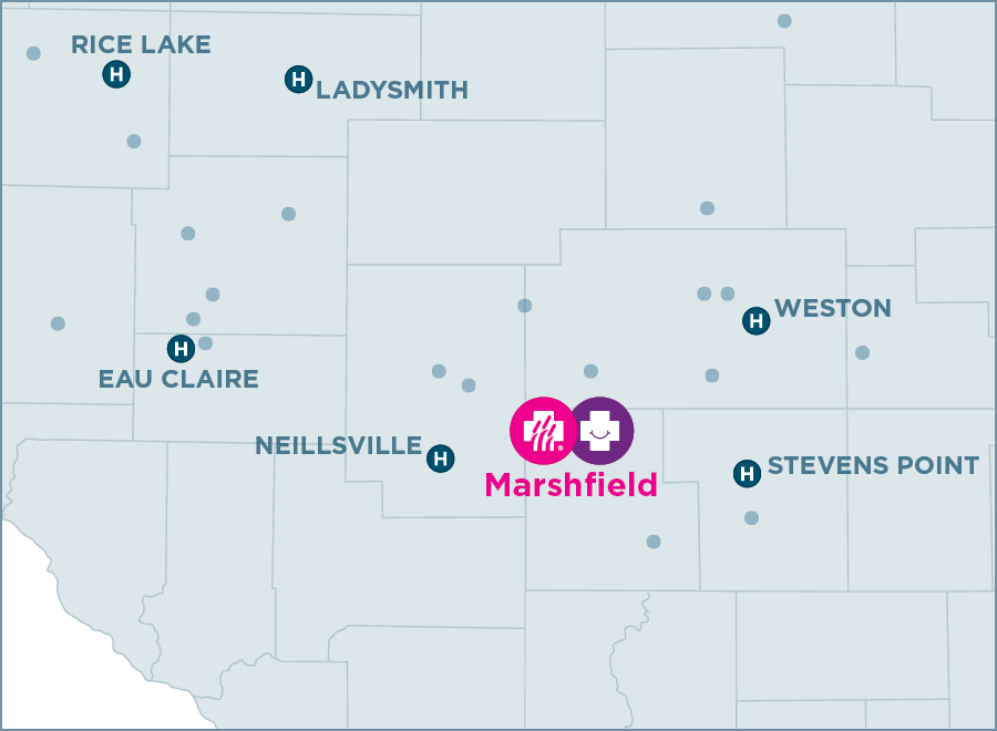 Marshfield map