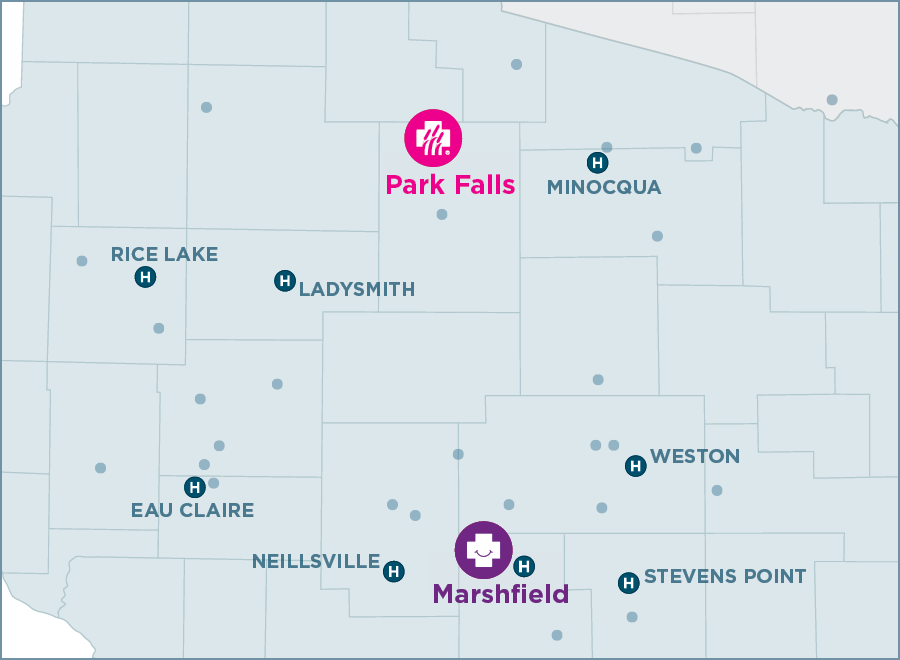 Ladysmith map