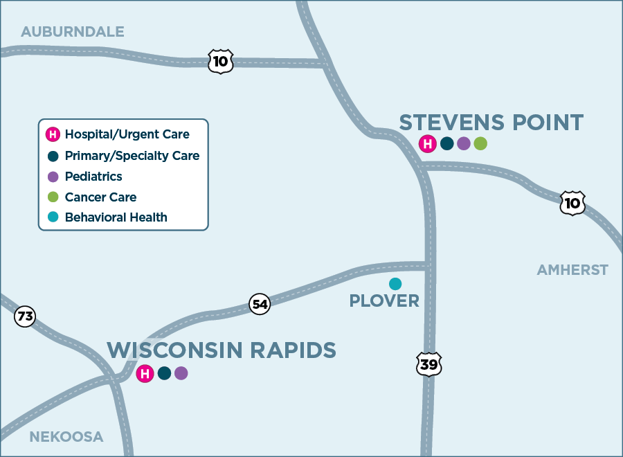 Clinics and Medical Offices Map